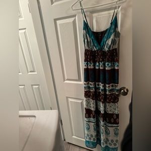 Bohemian Multi coloured maxi dress